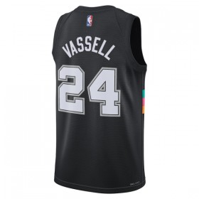 Dres San Antonio Spurs Devin Vassell Nike 2025-26 City Edition Crno Swingman